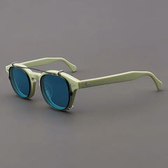 Ted Acetate Glasses Frame With sunglasses Clips