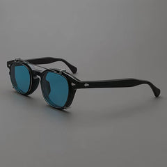 Ted Acetate Glasses Frame With sunglasses Clips
