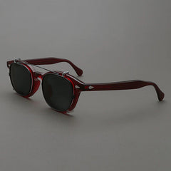 Ted Acetate Glasses Frame With sunglasses Clips