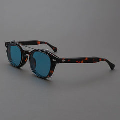 Ted Acetate Glasses Frame With sunglasses Clips
