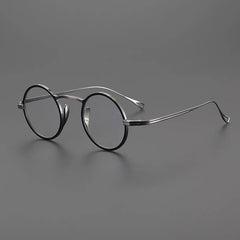Chap Vintage Round Titanium Eyeglasses Frame