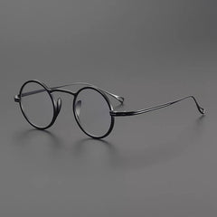 Chap Vintage Round Titanium Eyeglasses Frame