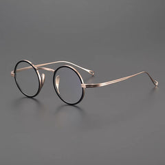 Chap Vintage Round Titanium Eyeglasses Frame