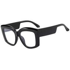 Jocelyn Oversized Unique Splicing Glasses Frame