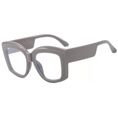 Jocelyn Oversized Unique Splicing Glasses Frame