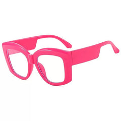 Jocelyn Oversized Unique Splicing Glasses Frame