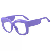 Jocelyn Oversized Unique Splicing Glasses Frame