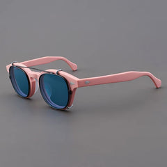 Ted Acetate Glasses Frame With sunglasses Clips