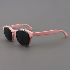 Ted Acetate Glasses Frame With sunglasses Clips
