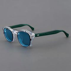 Ted Acetate Glasses Frame With sunglasses Clips