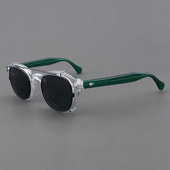 Ted Acetate Glasses Frame With sunglasses Clips