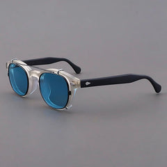 Ted Acetate Glasses Frame With sunglasses Clips