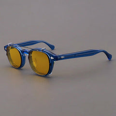 Ted Acetate Glasses Frame With sunglasses Clips