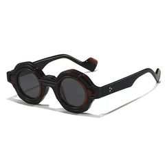 Yamal Vintage Eyeglasses Frame With Sunglasses Clips