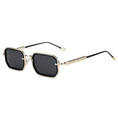 Kylian Rectangle Retro Alloy Sunglasses