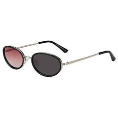 Mbappe Oval Retro Alloy Sunglasses