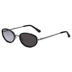 Mbappe Oval Retro Alloy Sunglasses