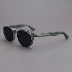 Crowe Vintage Acetate Glasses Frame With sunglasses Clips