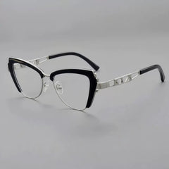 Tide Retro Cat Eye Glasses Frame