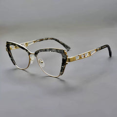 Tide Retro Cat Eye Glasses Frame