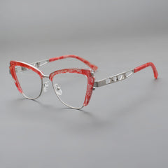 Tide Retro Cat Eye Glasses Frame
