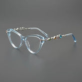 Ruby Vintage Rhinesotne Cat Eye Glasses Frame