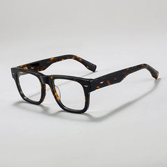 Steen Vintage Square Acetate Glasses Frame