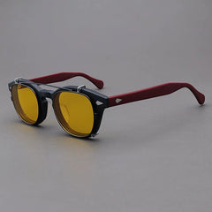 Ted Acetate Glasses Frame With sunglasses Clips