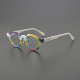 Pirro Acetate Round Retro Glasses Frame