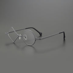 Harlon Titanium Geometric Glasses Frame