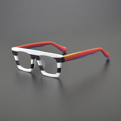 Nic Unisex Rectangle Acetate Glasses Frame