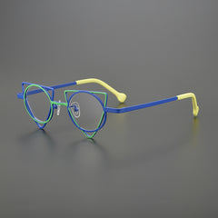 Leap Special Shaped Triangle Titanium Glasses Frame