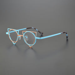 Leap Special Shaped Triangle Titanium Glasses Frame