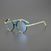 Oberon Acetate Round Retro Glasses Frame