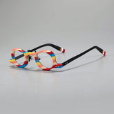 Lennon Personality Funny Small Acetate Glasses Frame