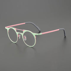 Eden Titanium Round Glasses Frame