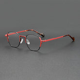 Cary Retro Titanium Eyeglasses Frame