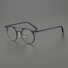 Eden Titanium Round Glasses Frame