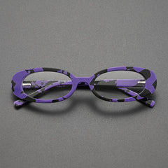 Leslie Vintage Oval Eyeglasses Frame