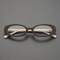 Leslie Vintage Oval Eyeglasses Frame