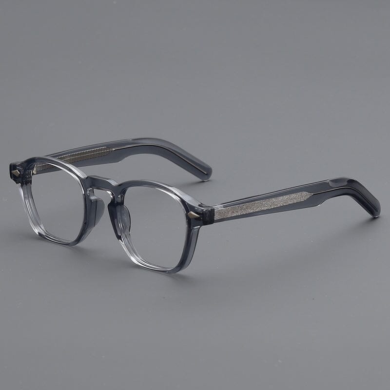Abaan TR90 Vintage Square Eyeglasses Frame Rectangle Frames Southood Gray