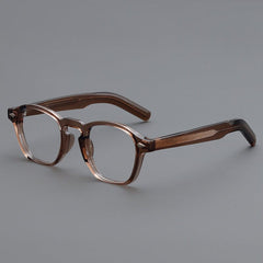 Abaan TR90 Vintage Square Eyeglasses Frame Rectangle Frames Southood Tea