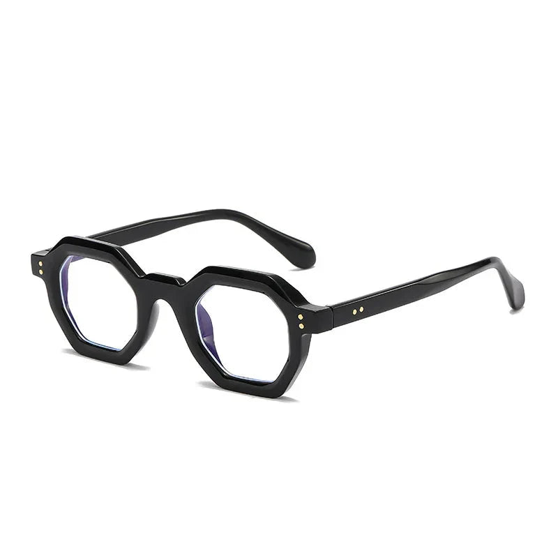 Akira Polygon Fashion Glasses Frame Geometric Frames Southood Black