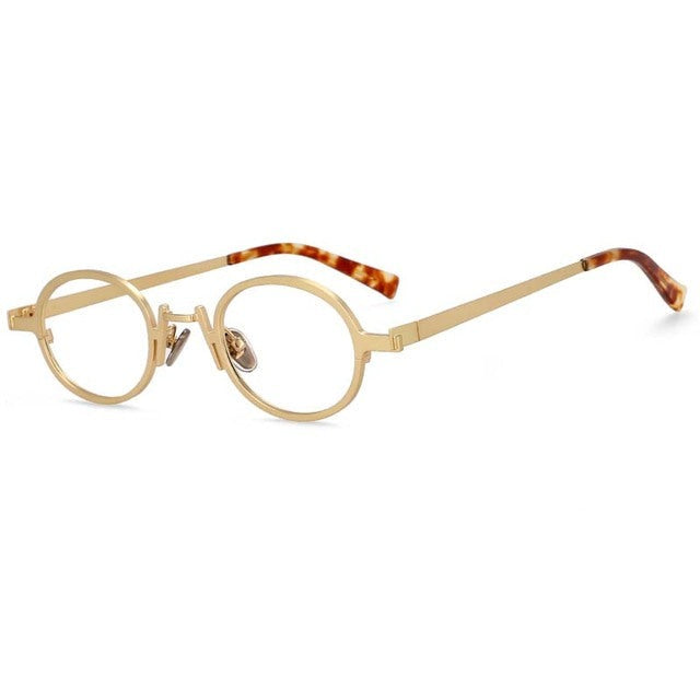 Alden Personality Brand Quality Metal Punk Glasses Frame oval frame Southood