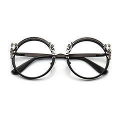 Alexis Fashion Round Glasses Frame Round Frames Southood Black