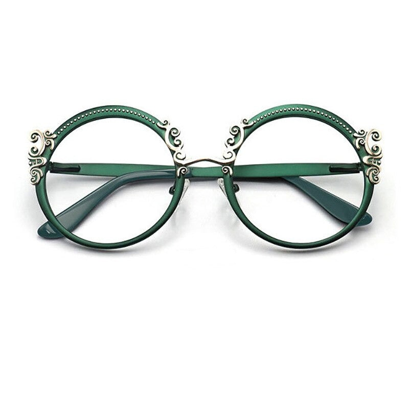Alexis Fashion Round Glasses Frame Round Frames Southood Green