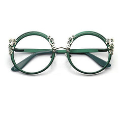 Alexis Fashion Round Glasses Frame Round Frames Southood Green