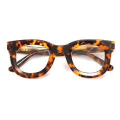 Alison Retro Acetate Glasses Frame Round Frames Southood Leoaprd