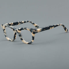 Almo Retro Acetate Glasses Frame Round Frames Southood Amber