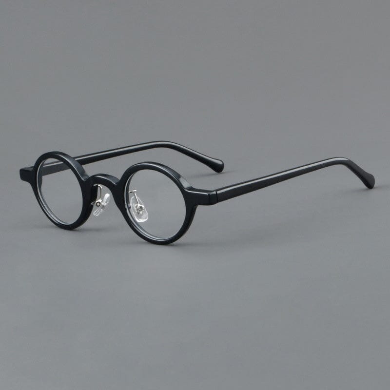 Alon Vintage Round Glasses Frame Round Frames Southood Black